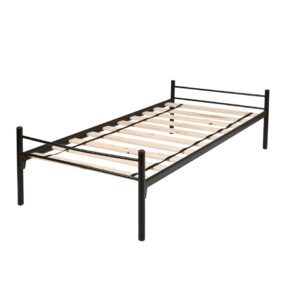 Cama Infantil Vita metálica resistente de 1 plaza, ideal para niños y jóvenes