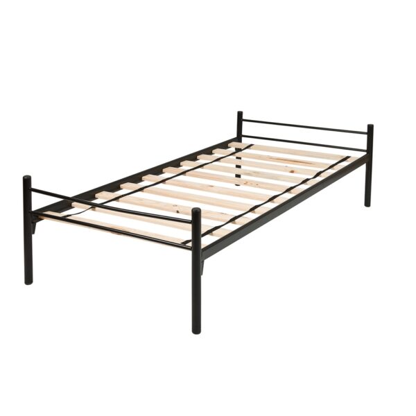 Cama Infantil Vita metálica resistente de 1 plaza, ideal para niños y jóvenes